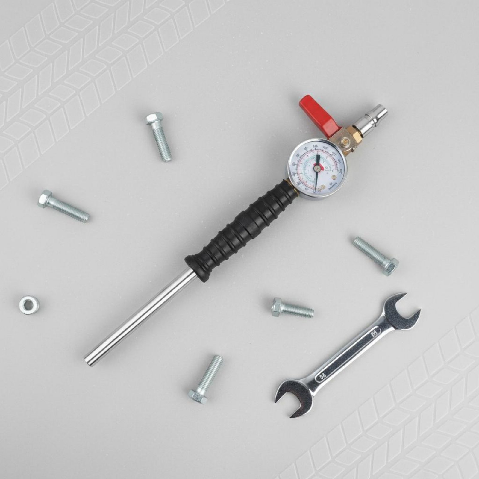 Tools Work - Schneller Reifenfüllstab, einfach zu bedienender manueller