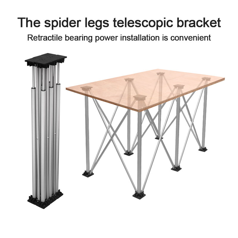 Workbench Portable Fold - Schnelle Teleskophalterung, 4/6 Beine, multifunktionaler Klapptisch,