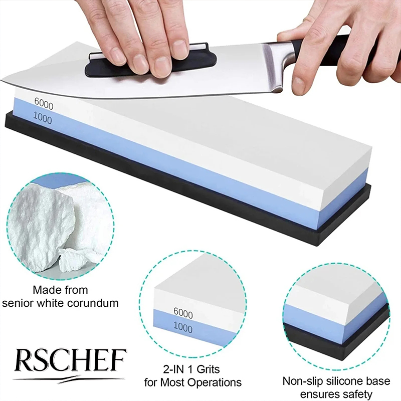 Sharpening Stone Whetstone - Schleifstein, Schleifsteine, professioneller Messerschärfer, Schleifstein, Wasserstein,