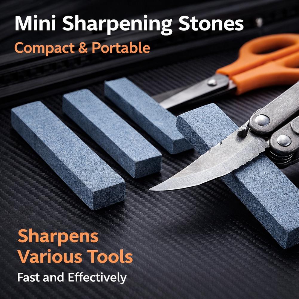 Sharpening Stone Whetstone - 240 Mini-Granulat Tragbarer Messerschärfer Professioneller Schleifstein