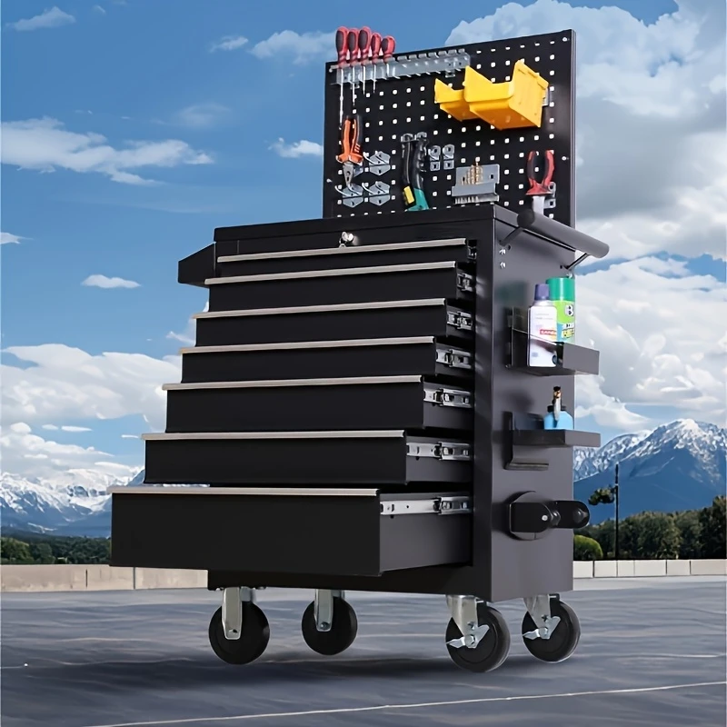 Tools Trolley For Workshop - 1 Stück Schwerlast-Werkzeugwagen mit 7 Schubladen