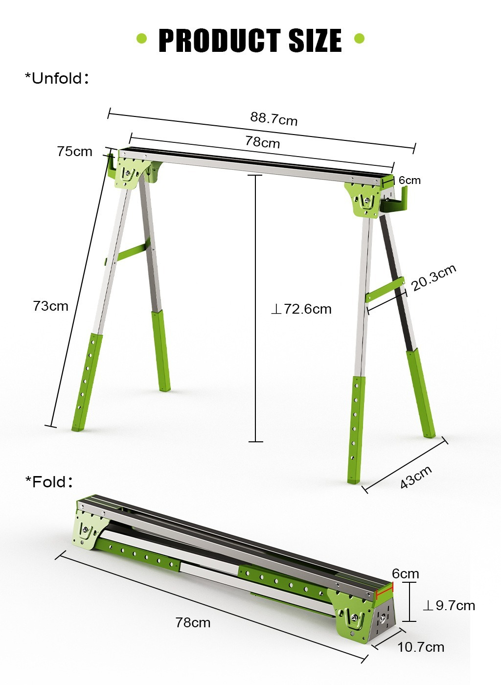 Sägepferd/Sägeständer aus Meta – Workbench Portable Fold Bewertung und Preis