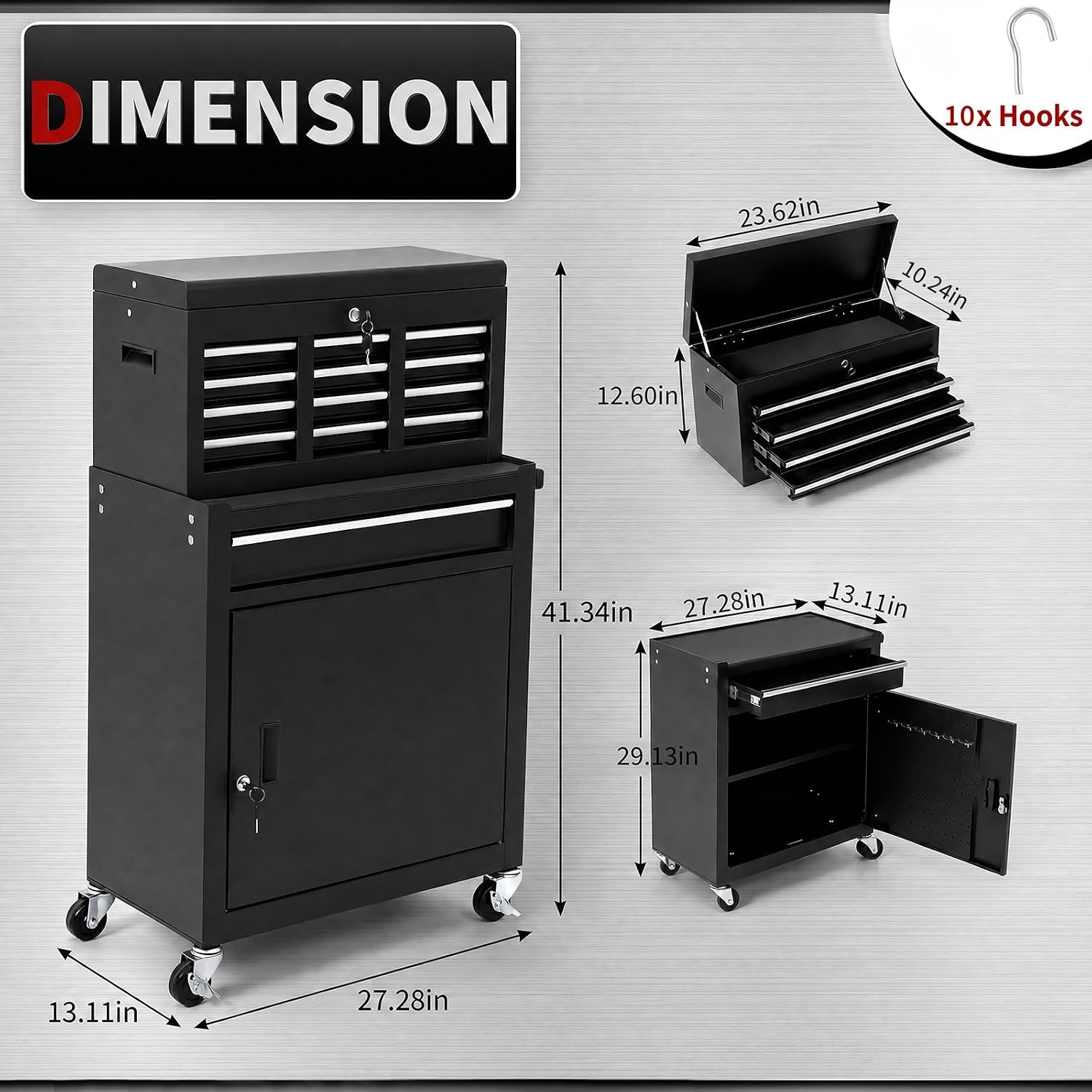 5-Schubladen-Rollwerkzeugschra – Tools Trolley For Workshop Bewertung und Preis