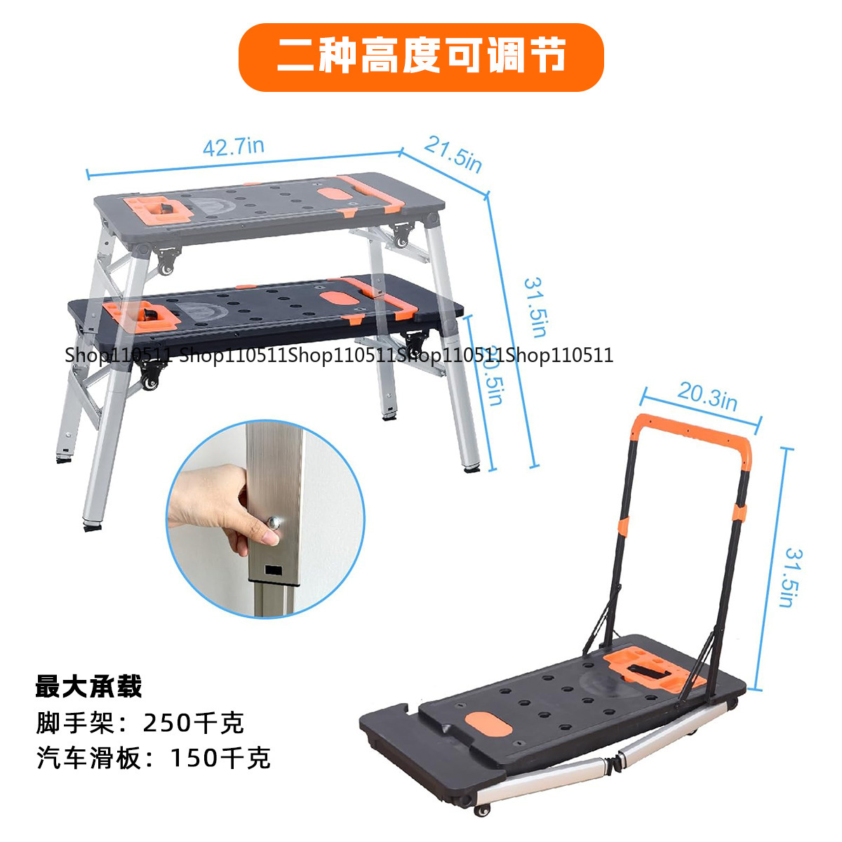7-In-1 Multifunktionale Werkba – Workbench Portable Fold Bewertung und Preis