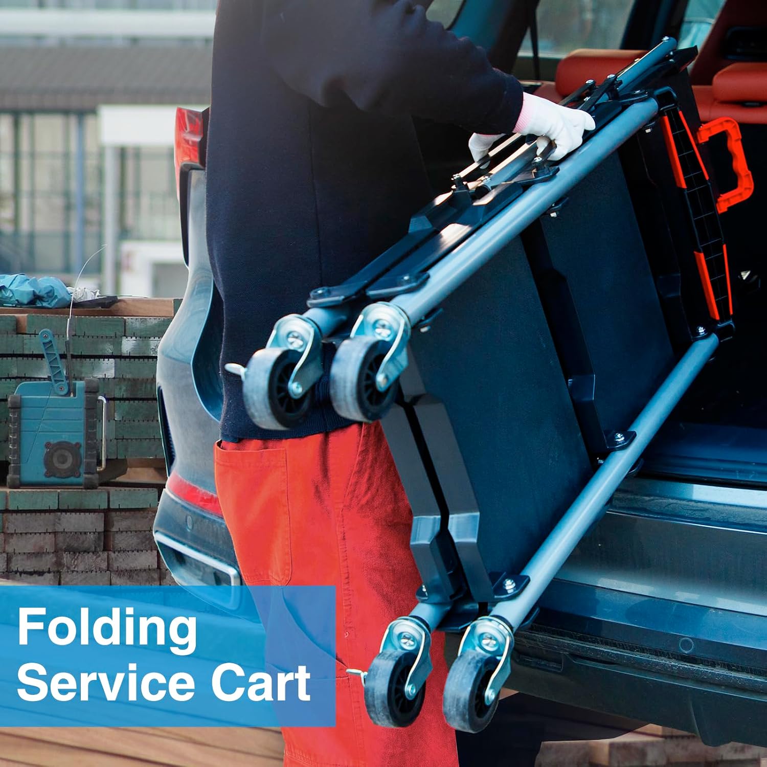 3-stöckiger faltbarer Rollwage – Tools Trolley For Workshop Bewertung und Preis